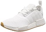 adidas schuhe damen schwarz Vorgeformte EVA-Mittelsohle adidas Herren NMD_r1 Fitnessschuhe, Weiß (Ftwbla/Gum 000), 44 2/3 EU