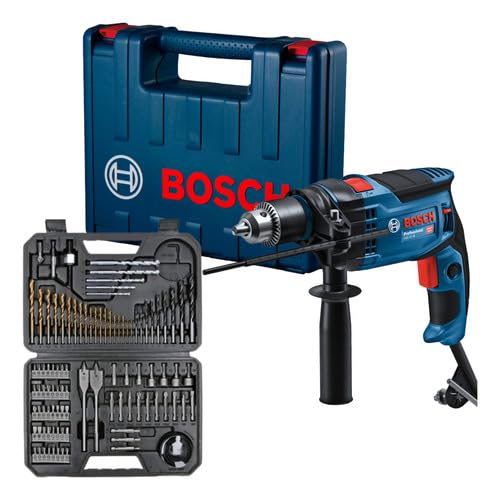 Furadeira Impacto Bosch Gsb 16re 850w 220v E Kit Cabe 103 peças