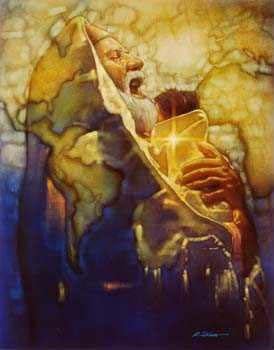 Ron DiCianni - Simeon's Moment 9.25 x 12 Open Edition on Canvas
