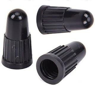 Presta Valve Caps Plastic Bicycle Dust Tyre Tire Covers Road MTB Bike Black (10 Pack)