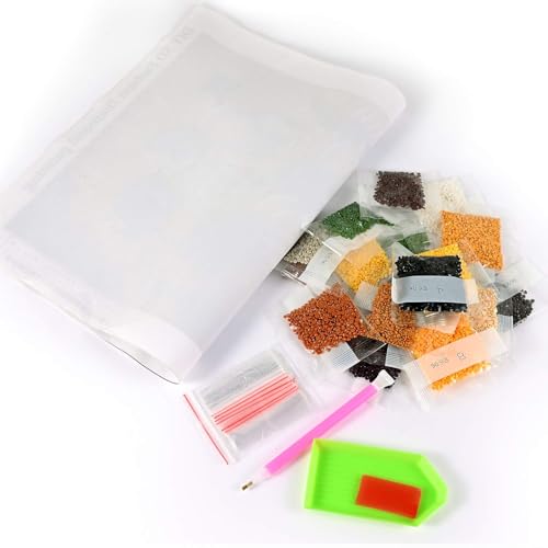 KTHOFCY 5D DIY Diamond Painting Kits for Adults Kids, Stained Glass Cardinal Full Drill Embroidery Cross Stitch Crystal Rhinestone Paintings Pictures Arts Wall Decor Painting Dots Kits 11.8X11.8 in