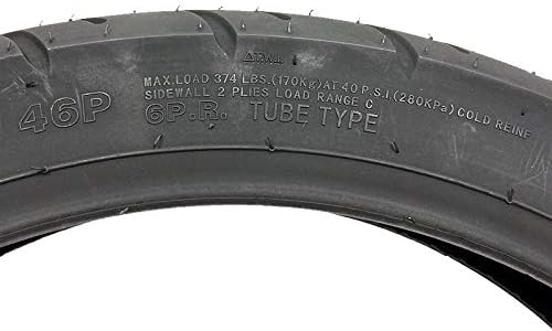 Miniatura 5 de MMG Neumático 2.75-16 Delantero o Trasero Motocicleta MC Scooter Performance Street Tread (P83)