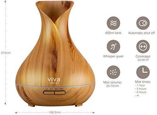 Diffuseur d'huile Essentielle Tranquil Viva Naturals - 3