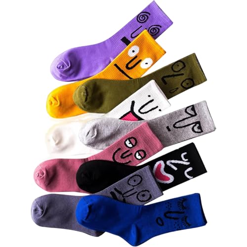 Chaussettes fantaisie pour femmes exprimez vos émotions avec ce lot coloré