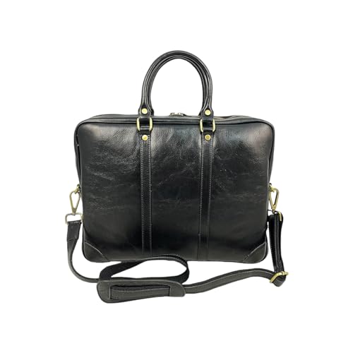 Business Briefcase Charles, Genuine Leather Made in Italy3