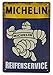 Produktbild Mehr Relief-Schilder hier... Retro Blechschild Michelin-Männchen geprägtes Stahlblech, dekoratives Wandschild 30 x 20 cm
