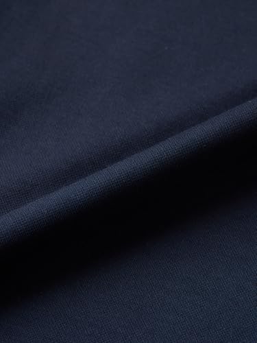 Image of The Souled Store Indigo Men and Boys Drawstringed Solid Cotton Baggy Fit Oversized Joggers
