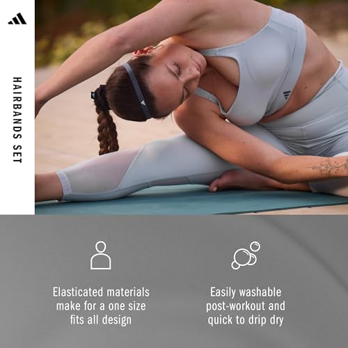adidas Haarbänder - Grau, Weiß, Ton, Olivgrün, Rot, Marineblau