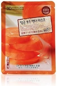 East-Skin 3D - Essence Full Face Facial Mask Sheet / Carrot