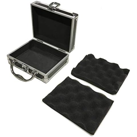 Contempo Views Aluminum Hard Carrying Case Designed to Protect Cameras + Accessories, Tablets, GPS and Electronic Devices from External Damage, Weather, Static Electricity Cover