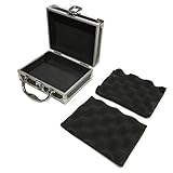 Contempo Views Aluminum Hard Carrying Case Designed to Protect Cameras + Accessories, Tablets, GPS...
