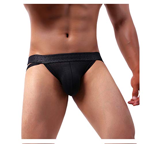 Casey Kevin Men’s Jockstrap Sexy Low Rise Underwear Breathable Athletic Supporter