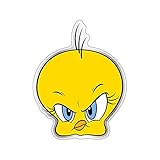 Fan Emblems Tweety Bird Car Decal - Automotive Domed Classic Looney Tunes Logo
