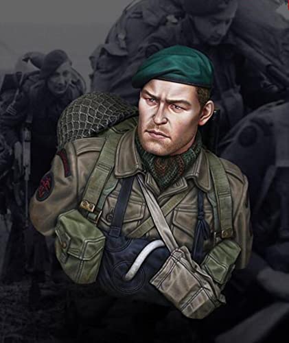 Figura de Resina 1/10 British Commando sin pintar y sin armar miniatura 1