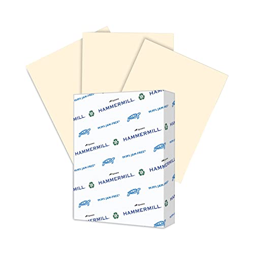 Hammermill Colored Paper, 20 lb Ivory Printer Paper, 8.5 x 11 - Made in the USA, Pastel Paper, 103176R - 1 Ream (500 Sheets) - image 1