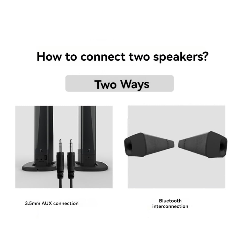 Soundbar PC Gamer Subwoofer Składany głośnik Bluetooth Przenośny Rozdzielacz do domowego Soundbar