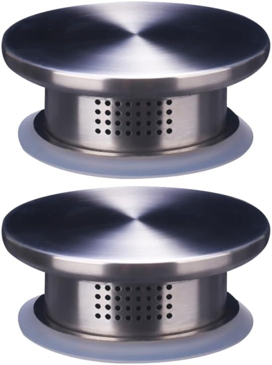 Luxshiny 2Pcs Stainless Steel Pitcher Lid with Silicone Seal