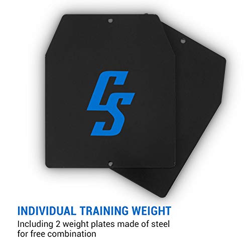 Capital Sports Battlevest - Weight Vest, Weighted Running Vest, Body Weight Vest, High Wearing Comfort, Optimal Weight Distribution, Thick Padding, Wt: 2x8.75 lbs, Camouflage - Image 6