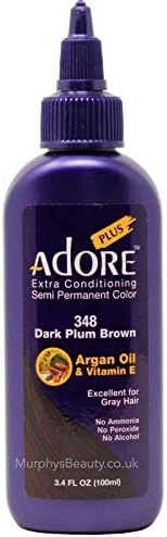 Adore Plus #348 DARK PLUM BROWN 3.4 FL OZ