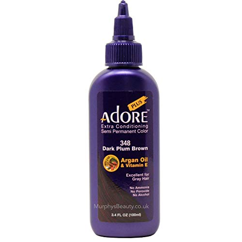 Adore Plus #348 DARK PLUM BROWN 3.4 FL OZ