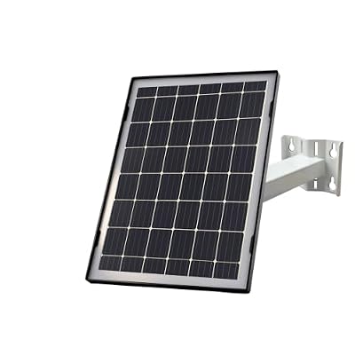 7W Solar Panel for Security Camera, USB-C Solar Charger for Outdoor Wireless Cameras, Continuous Power Supply, IP65 Waterproof, Adjustable Mount, Easy Installation
