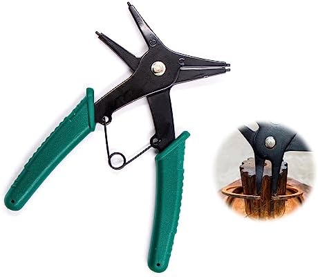 Rowiz Lot De Pinces 4 En 1 Pour Retirer Les Clips De Retenue Des Circlips Circlips Anneaux De Poignet Circlips Internes Externes Projets De Reparation Automobile Et Moteur