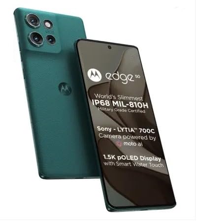 Image of Motorola Edge 50 5G (8GB RAM, 256GB Storage), Green