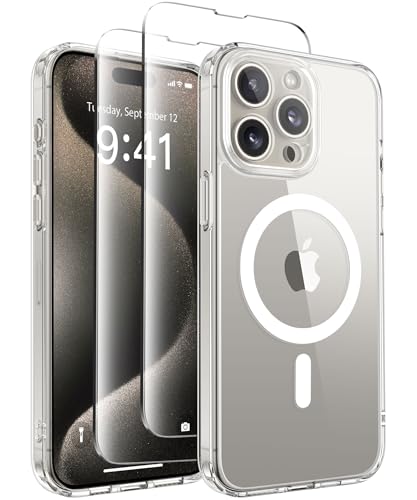 Coque iPhone 15 Pro MagSafe avec protection camera complete ultra fine