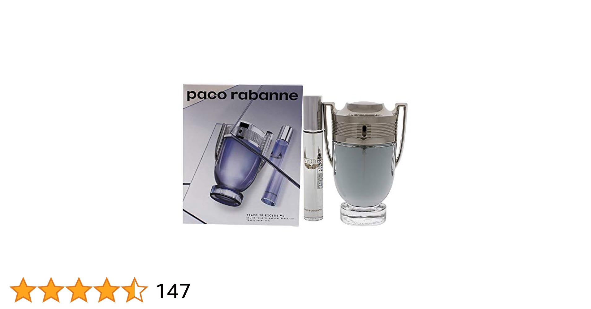 Amazon.com : Paco Rabanne Invictus Men 2 Pc Gift Set 3.4oz
