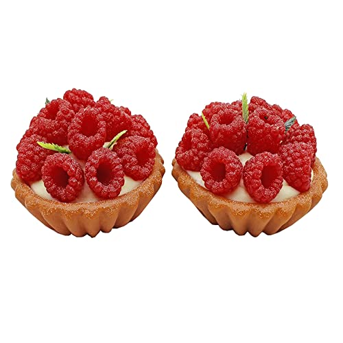 Kmiunty Artificial Food Egg Tart Models Realistic Simulated Fruit Egg Tart Fake Dessert Cupcake Photography Prop For Home Kitchen Display Decoration (Style 01) #TOP4