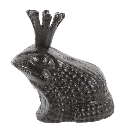 Sculpture de grenouille en fer poétique pour insuffler une âme vintage à votre demeure