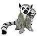 Birth of LIfe Ring Tail Lemur and Baby Plush Toy 10" High