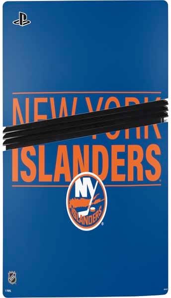 Skinit Decal Gaming Skin Compatible with PS5 Pro Bundle - Officially Licensed NHL New York Islanders Lineup Design