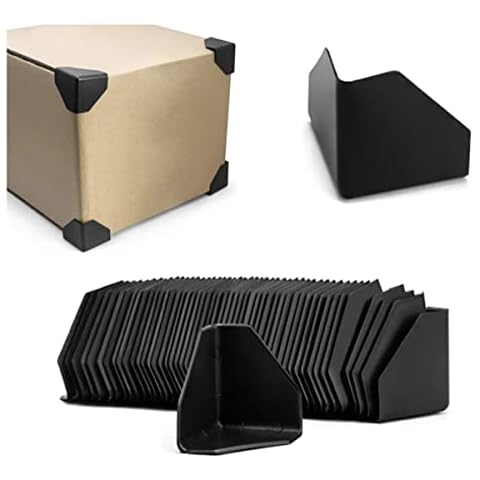 Shipping Box Corner Protectors Plastic Packaging Edge Protectors for Carton, Boxes, Furniture and Other Products Packaging 56 Pcs Cover