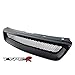 Fit 1996-1998 Honda Civic Front Bumper Grille Grill Black Type-R Style with Emblem