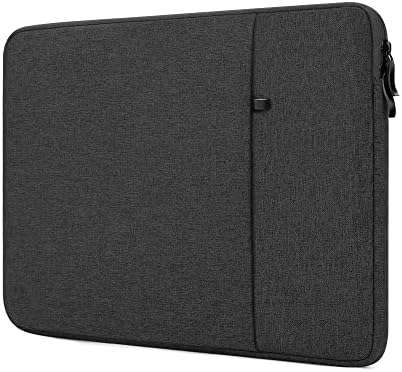 ProElife 12-Inch Laptop Sleeve Case Cover Canvas Tablet Protective Bag for 2022-2014 Surface Pro 4 / 5 / 6 / 7 / 7+ / 8 / 9|Surface Laptop Go 1/2 12.4''|Surface Pro X 1/2 & iPad Pro 12.9'' M2 (Black)