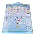 RASTKY Interactive ABC Wall Chart with Colorful Lights Rechargeable Book Parent Child Games for Toddlers 14.96 X 10.63 Inch