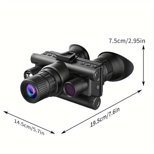 Binoculares de visión nocturna 4K con zoom 8X y enfoque manual miniatura 7
