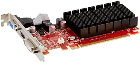 VisionTek Radeon 5450 2GB DDR3 (DVI-I, HDMI, VGA) Graphics Card - 900861,Black/Red