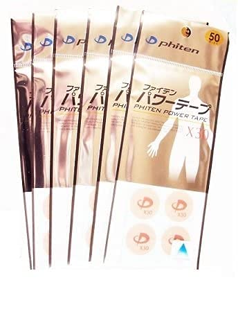 Amazon.co.jp: ファイテン．パワーテープX30.50マーク(6枚セット