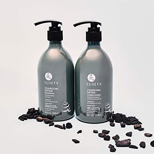 Luseta Charcoal Detox Hair Conditioner - Purifying Charcoal Conditioner - Volumizing & Moisturizing 33.8Oz #TOP5