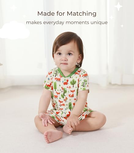 Baby Boy Girl Romper Toddler Infant Unisex Short Sleeve Jumpsuit Shorts Summer One Piece Bamboo Viscose3