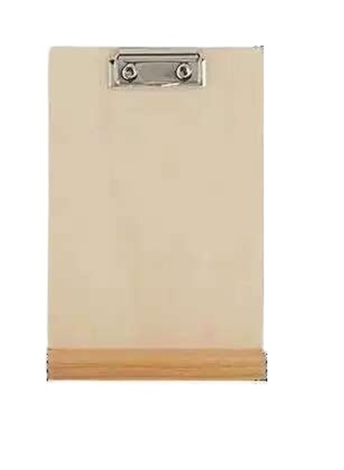 Portapapeles 2pc A4/5 Clip de papel madera soporte placa menú restaurante | Pantalla Mesa Escritorio Letrero Hoja de papel Póster Clip for fotos a presión(Color5)