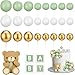 Tortendeko Kugeln Cake Topper Bär 29 Stück Grün Bär Torten Deko Baby Taufe Tortendeko Junge Kinder Fondant Figuren Babyparty, Gender Reveal Partyzubehör, Geburtstag, Feierlichkeiten Junge günstig Kaufen-Tortendeko Kugeln Cake Topper Bär 29 Stück Grün Bär Torten Deko Baby Taufe Tortendeko Junge Kinder Fondant Figuren Babyparty, Gender Reveal Partyzubehör, Geburtstag, Feierlichkeiten