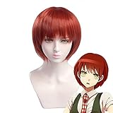 ZIFENGXUAN Game Danganronpa Cosplay Wig Koizumi Mahiru Cosplay Wigs Straight Cartoon Heat Resistant Synthetic Hair Wig for Halloween Party