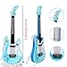 Kids Toddler Baby Childrens Electric Toy Guitar with Strap Ideal for 3 4 5 7 8 Year Old Boys Girls Gifts(Blue)