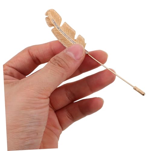 Broche rétro alliage zinc pour fixer vêtement épingle costume - 6