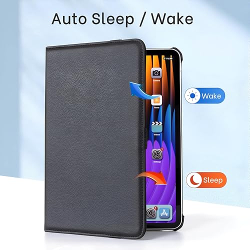 Image of ProElite Cover for Xiaomi Mi Pad 8 /Pad 8 Pro 11.2 inch Cover, 360 Rotatable Flip Case (Support Auto Sleep Wake), Hippy