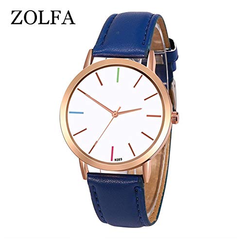 Reloj de Cuero Femenino Joven, Reloj Casual Transpirable para Conveniente para el Cuello Blanco y Estudiante