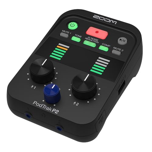 Amazon | ZOOM ズーム P2 USBマイク専用レコーダー 【AIノイズ